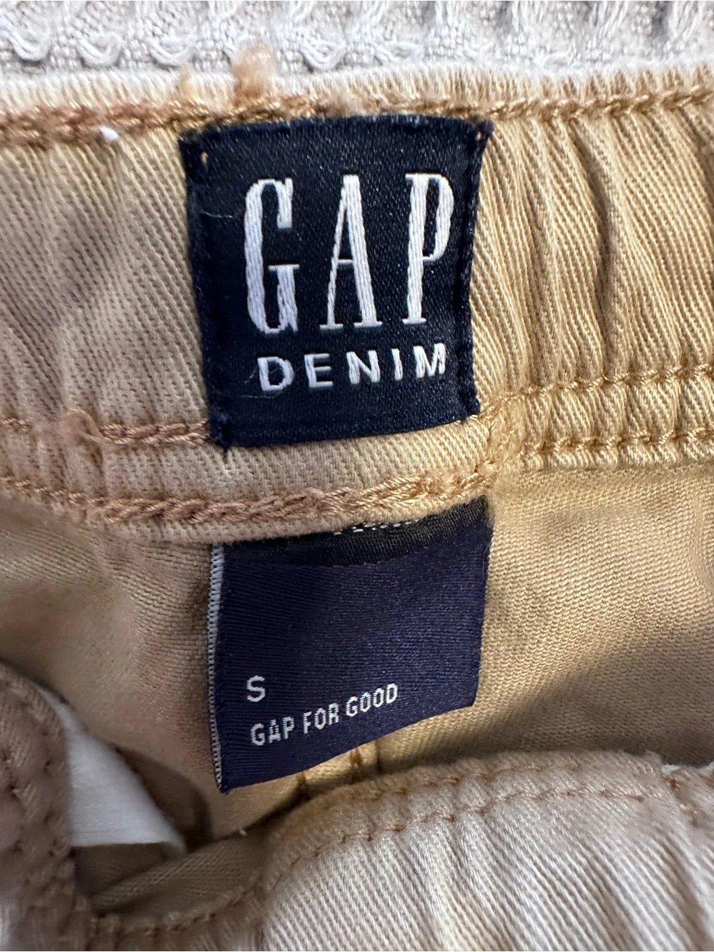 GAP Denim Tan Pull-On Shorts